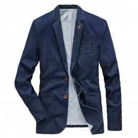 Blazer Biru Dongker